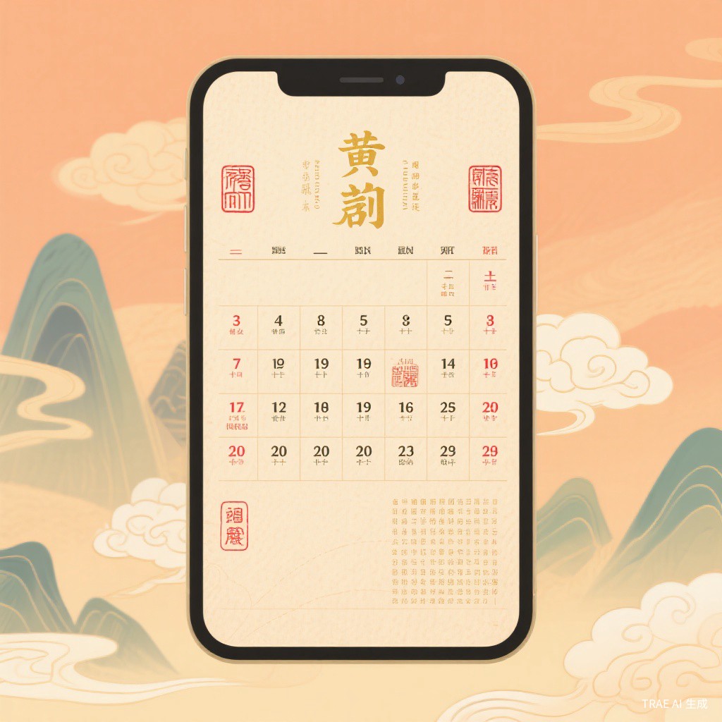 黄历查询功能展示
